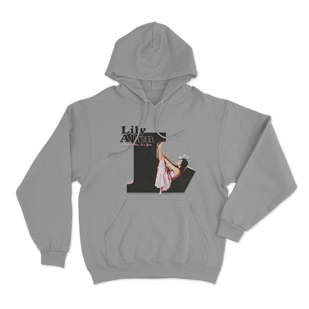 Lily Allen - It's Not Me, It's You Hoodie Grey Lily Allen Its Not Me Its You Hoodie Grey