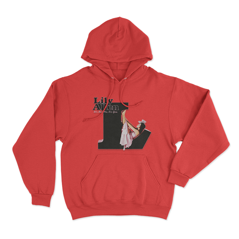 Lily Allen - It's Not Me, It's You Hoodie Red Lily Allen Its Not Me Its You Hoodie Red