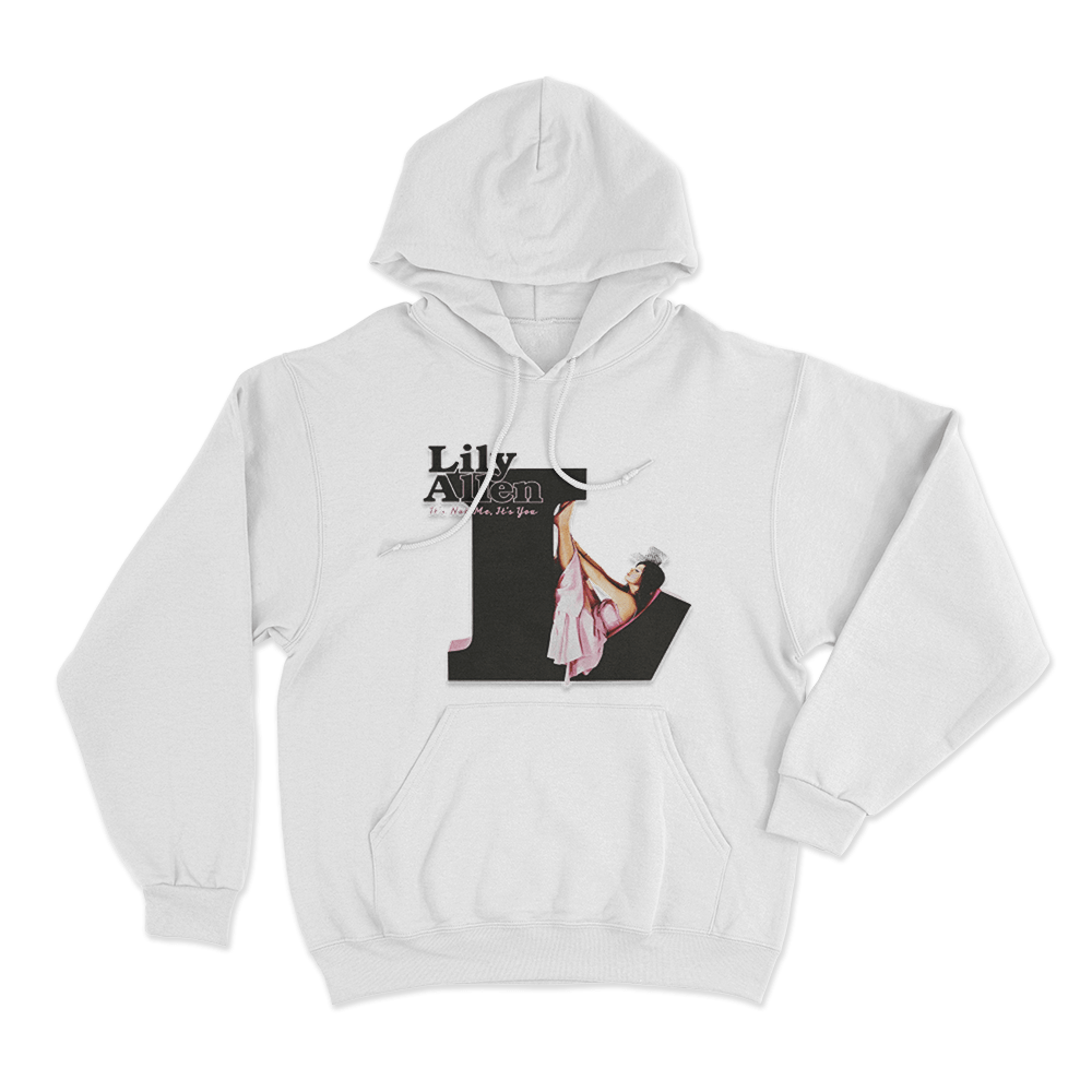 Lily Allen - It's Not Me, It's You Hoodie White Lily Allen Its Not Me Its You Hoodie White