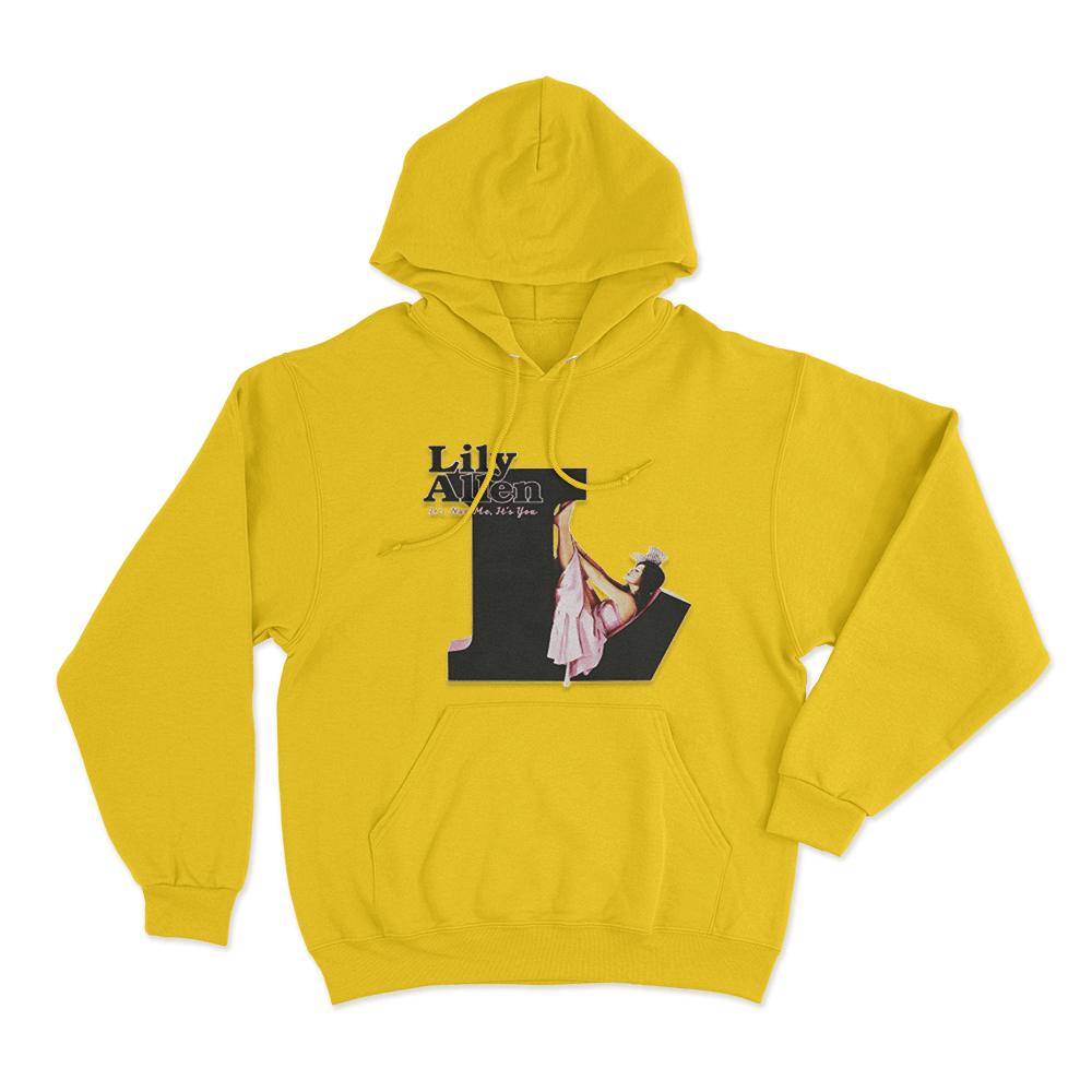 Lily Allen - It's Not Me, It's You Hoodie Yellow Lily Allen Its Not Me Its You Hoodie Yellow