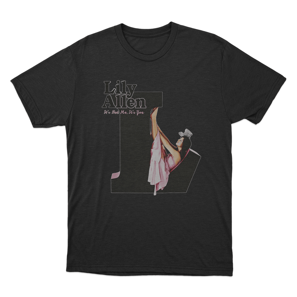 Lily Allen - It's Not Me, It's You T Shirt Black Lily Allen Its Not Me Its You T Shirt Black