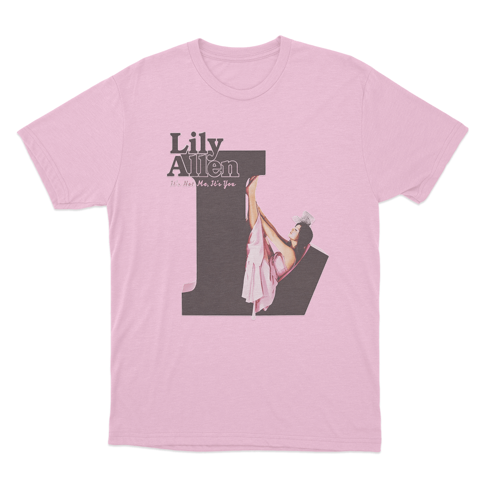 Lily Allen - It's Not Me, It's You T Shirt Pink Lily Allen Its Not Me Its You T Shirt Pink