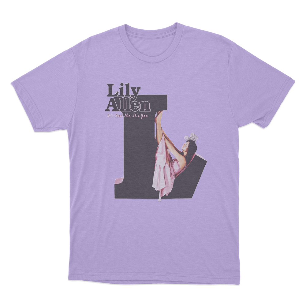 Lily Allen - It's Not Me, It's You T Shirt Purple Lily Allen Its Not Me Its You T Shirt Purple