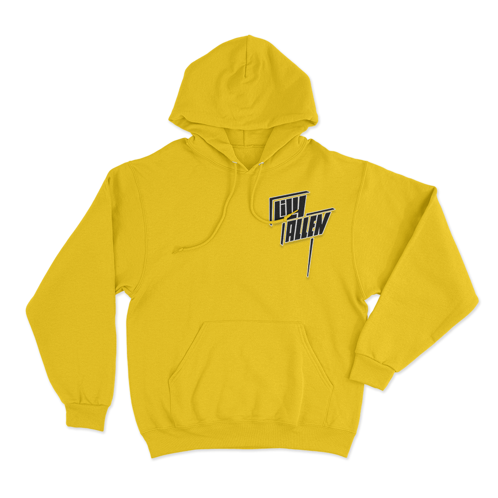 Lily Allen Logo Hoodie Yellow Lily Allen Logo Hoodie Yellow